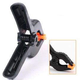 Eabdice Pack of 8 Spring Clamps, Mini Spring Clamps, Woodworking Spring Clamps, Use for Families, Trips, Camping (Black)