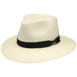 Stetson Tokeen Toyo Straw Traveller Hat UV 40 Protection Summer Men Women Nature S (54-55 cm)
