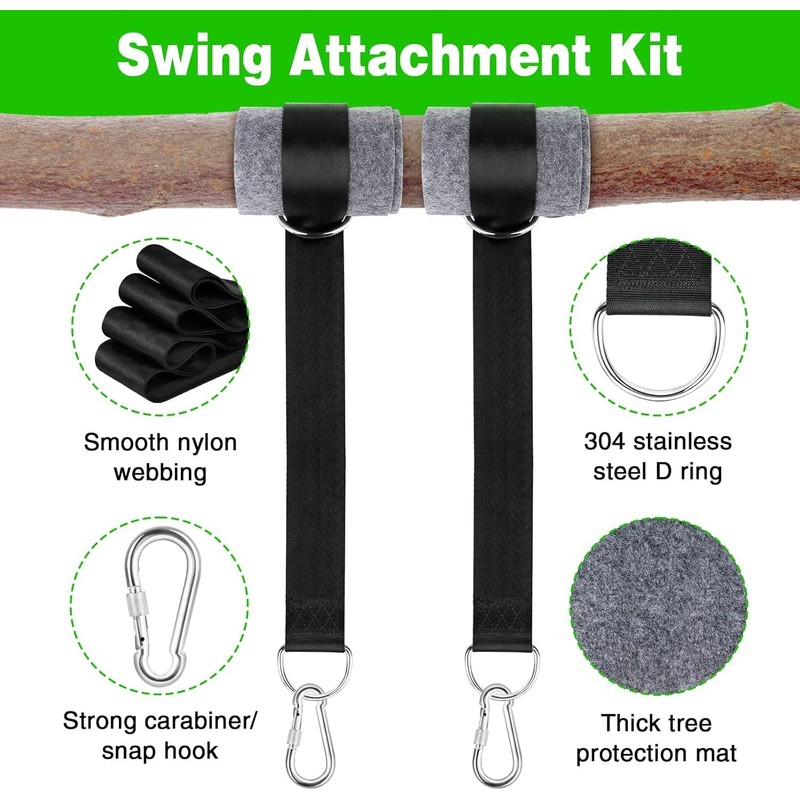 SPORWAY Swing Attachment, Hammock Suspension Hanging Chair Attachment Swing Suspension
