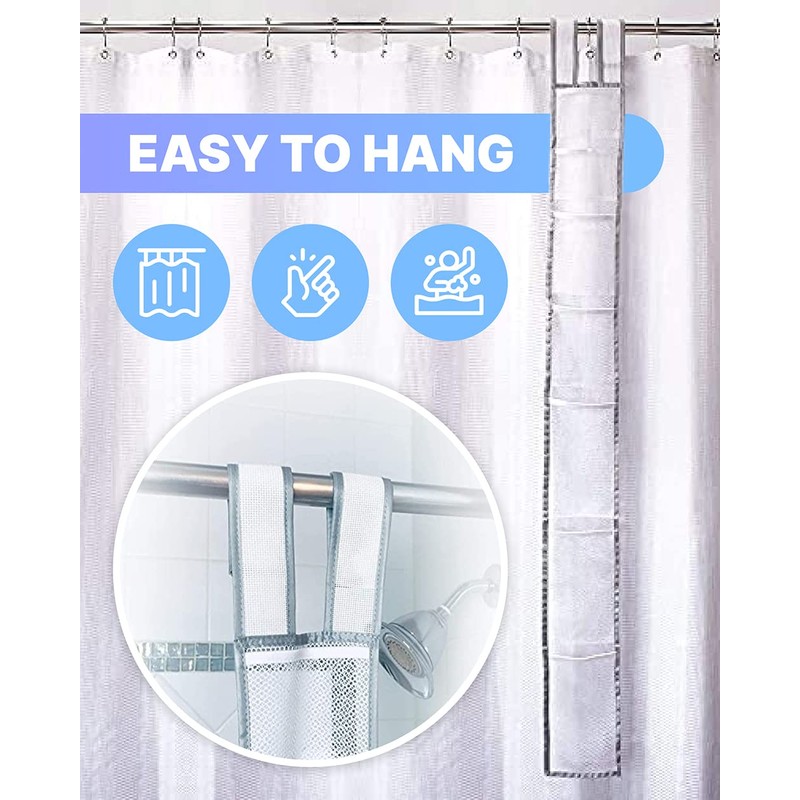TidyFriend Mesh Shower Caddy Hanging 60 x 6 Inches, 3