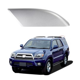 Car Roof Rack End Caps Fit For Toyota 4Runner 4WD N210 2003 2004 2005 2006 2007 2008 2009 Roof Rack Accessories Roof Rail End Cover Roof Luggage Rail Rack Protection Cover Shell Trim 1 Pc Silver