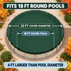 Supreme Plus 18 Ft Round Winter Above Ground Pool Cover,