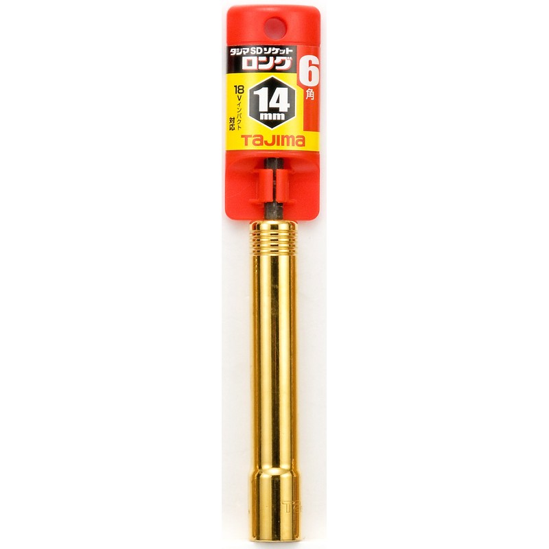 Tajima (タジマ) Impact Driver SD Long Socket Hex TSK-SD14L-6K 0.6