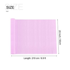 QUARKZMAN Crepe Paper 50 x 210 cm Ruffle Paper Pastel Crepe Paper Tissue Paper Florist Crepe Paper for Crafts Decoration Gift Packaging Flowers Blue Pink