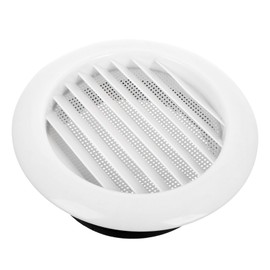 jojofuny Round Soffit Vent Cover Mesh Grille Efficient Air Exchange for Bathroom Kitchen and Office Ventilation Easy Installation Rainwater Defense Versatile Use Walls Ceilings