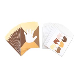Hygloss Products, Inc Multicultural Hands Library Pockets