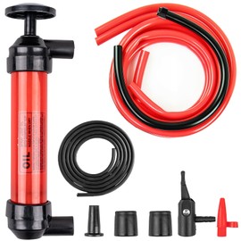 Siasky Siphon Pump 200cc Fluid Transfer Pump(2nd Generation), Fuel Transfer Hand Pump Kit for Gas, Oil, Water and Liquids, Efficient and Lightweight