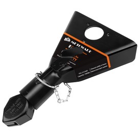 METOWARE 2" A-Frame Trailer Coupler,Fits 2-Inch Hitch Ball, Capacity 7000LBS, Black