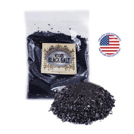 UnaLunaMoona Wicca Black Salt Refill, Black Salt for Protection, Black Salt Witchcraft, Empath Protection, Witch Salt, Witchcraft Supplies and Tools, Black Salt Wicca, Charged using Dark Moon