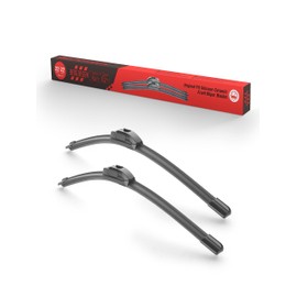 22-2 Pack Silicone Windshield Wiper Blades Replacement for Ford F Series 2020-12 Expedition 20-08/ Chevy Silverado GMC Sierra Series 2023-19/ Impala Suburban Tahoe Wiper Blades U/J Hook