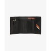 Superdry Women's Tarp Tri-fold Wallet Billfold, Black, One Size