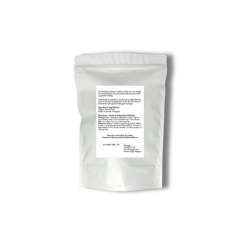 Plantagia Dandelion Leaf, Cut Organic - 300g, 120+ Servings
