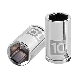 Truper D-1410-M, Dado de 6 puntas mm, 10 mm, cuadro 1/4"