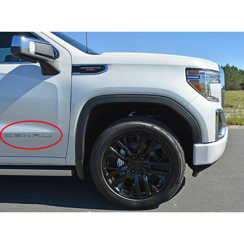 4pack Set 2019+ Emblems Two Door Denali Plus Tailgate Denali