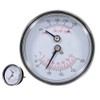 Boiler Water Thermometer & Pressure Gauge Short Shank 1/4" NPT