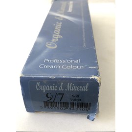 Organic & Mineral Cream Colour Permanent Hair Colour, 120 ml (9/7 Soft Velvet)