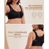 Post Surgery Compression Bra for Women Front Closure Bra with