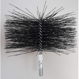 Stove pipe brush, wire brush, chimney brush, chimney brush, chimney brush, chimney brush, round made of sturdy steel wire, chimney brush.