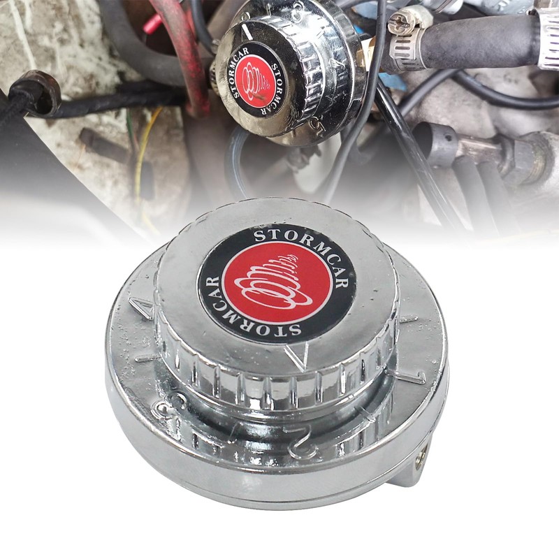 LVOUP Manual Adjustable 1-5 PSI Fuel Pressure Regulator Carburetor Carb