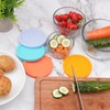 LUVCOSY 2 Cup Silicone Replacement Lids Storage Cover for Anchor