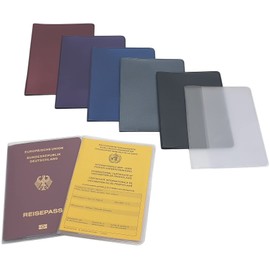 myledershop Vaccination Certificate Protective Cover, International Vaccination Certificate, Vaccination Book, Passport Cover, from Issue Date 2005 with 2 Compartments, Made in Germany, Metallic