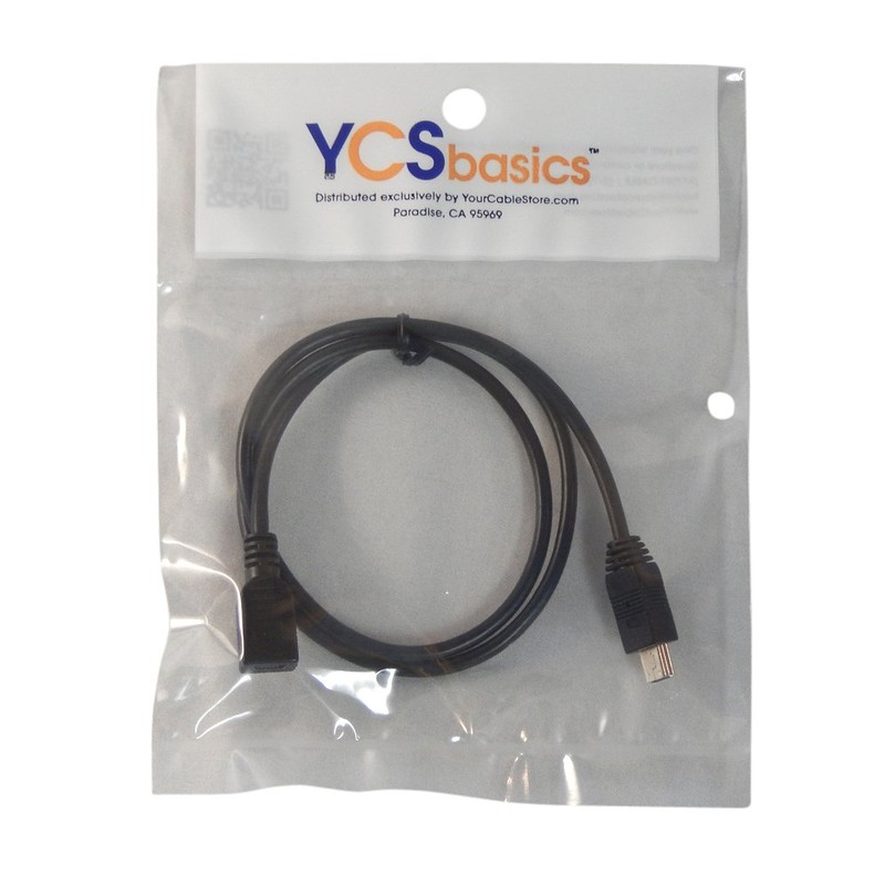 YCS basics 2 Foot USB Mini Male to Mini Female