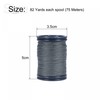 sourcing map 0.6mm Polyester Sewing Thread 82 Yards Extra Strong