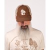 Soul Flower Three Little Mushrooms Baseball Cap Brown