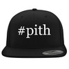 #Pith - Embroidered Structured Flat Bill Hat | Trendy Baseball