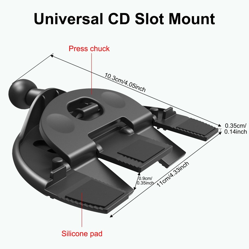 CARPURIDE CD Slot Mounting Bracket (CD bracket)