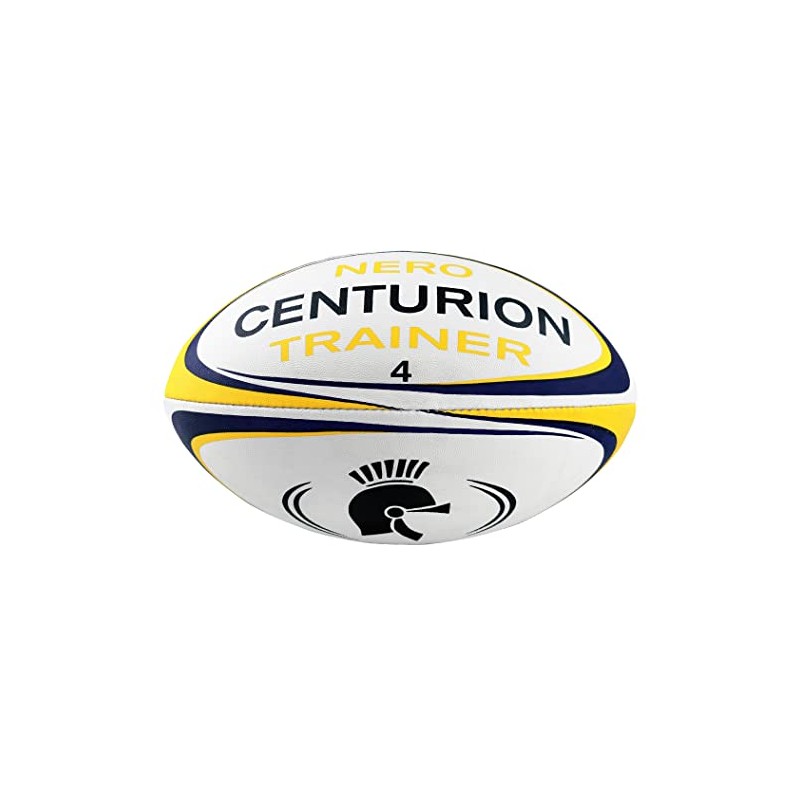 Centurion Nero Trainer Rugby Ball, Yellow, Size 4