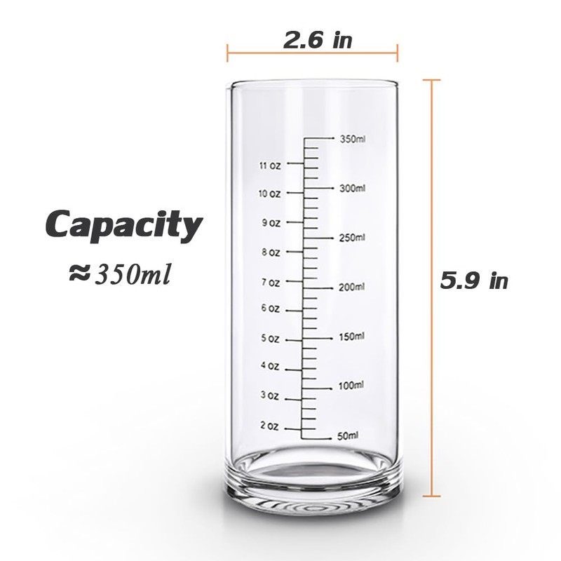 Graduated Glass Cup With High And Low Temperature Resistance,Measuring Cup,Breakfast
