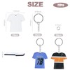 XKCWXY 72Pcs Sublimation Keychain Blanks Bulk - Sublimation Blanks Keychain