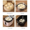 200 Sheets 8"Bao Bun Steamer Liners Steamer Paper,Dumpling Steamer Liners,Bamboo