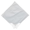 CTM - Pañuelo de encaje de mariposa para mujer, Blanco,