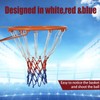 Pack of 2 Basketball Net Weatherproof, Basketball Net 12 Loops,