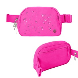 Mum's Memory Everywhere Belt Bag 1.3L, Waterproof Fanny Packs for Women Men - Fashion Waist Packs with Adjustable Belts - Lightweight Hip Bum Crossbody Bags for Running/Outdoor/Dog Walking/Hiking:_Lake Blue