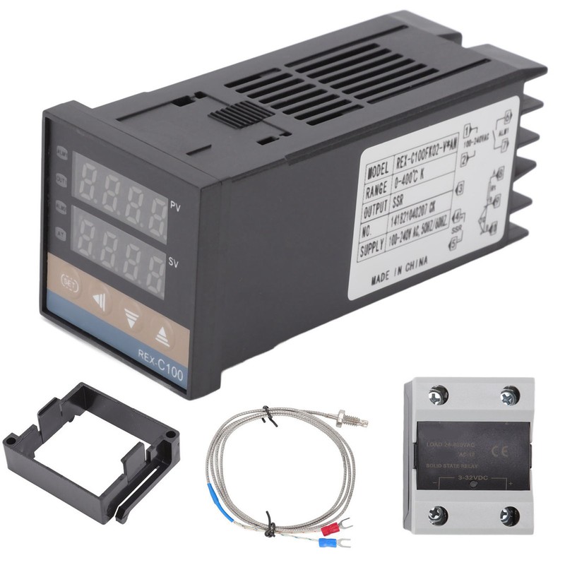 PID Thermostat Temperature Controller Set 0‑400℃ Chicken House Temperature Controller