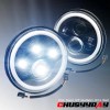 CHUSYYRAY Black Pair FOR Datsun 280ZX/240Z/260Z/280Z 7inch Round LED Headlights