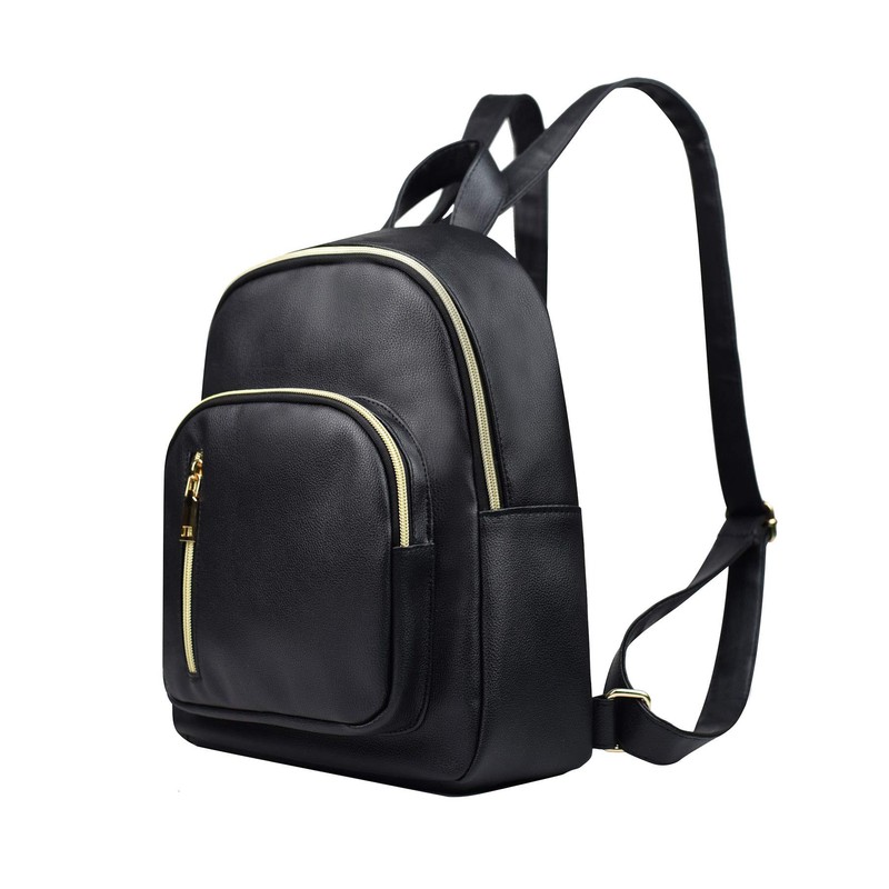 Yanaier Women's Backpack, PU Leather, Mini Backpack, Large Capacity, Waterproof,