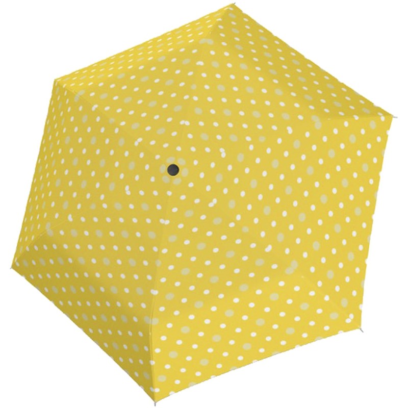 Doppler Mini Children's Pocket Umbrella Dots Yellow