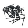 E-outstanding 20pcs Black PC Case 008Fan Mounting Pin Anti Noise