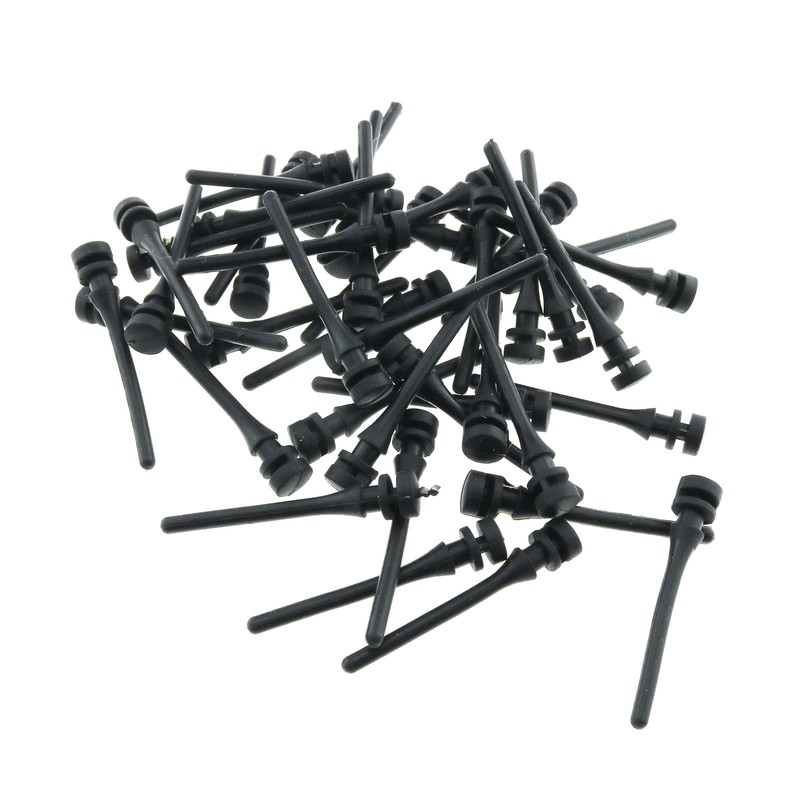 E-outstanding 20pcs Black PC Case 008Fan Mounting Pin Anti Noise