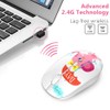 Wireless Mouse with Nano Receiver for PC, Laptop, Notebook, Computer,