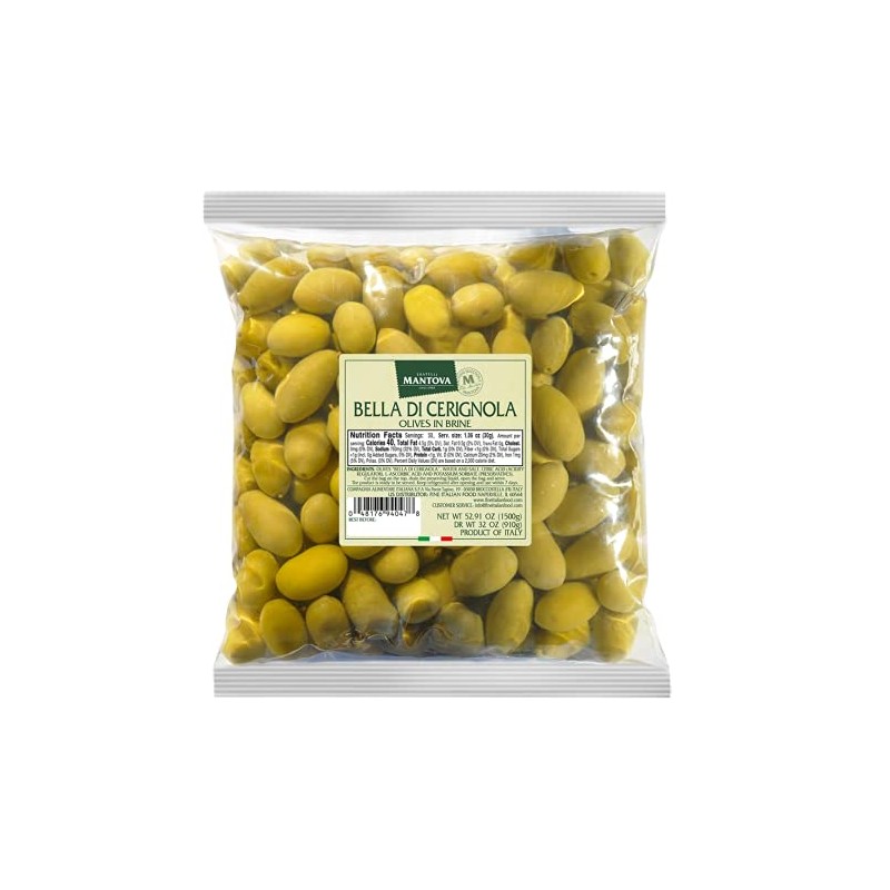 Mantova ETNA Spicy Crushed Olives, 2 lb (Pack of 1)