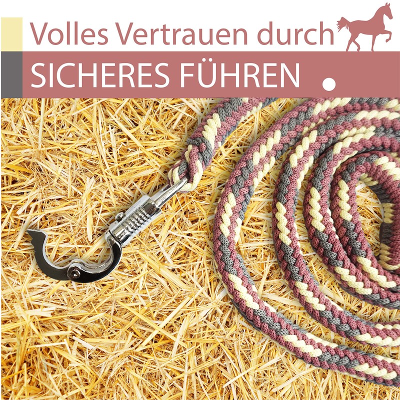 Lead Rope Horse Tie Rope for Horses with Sturdy Panic