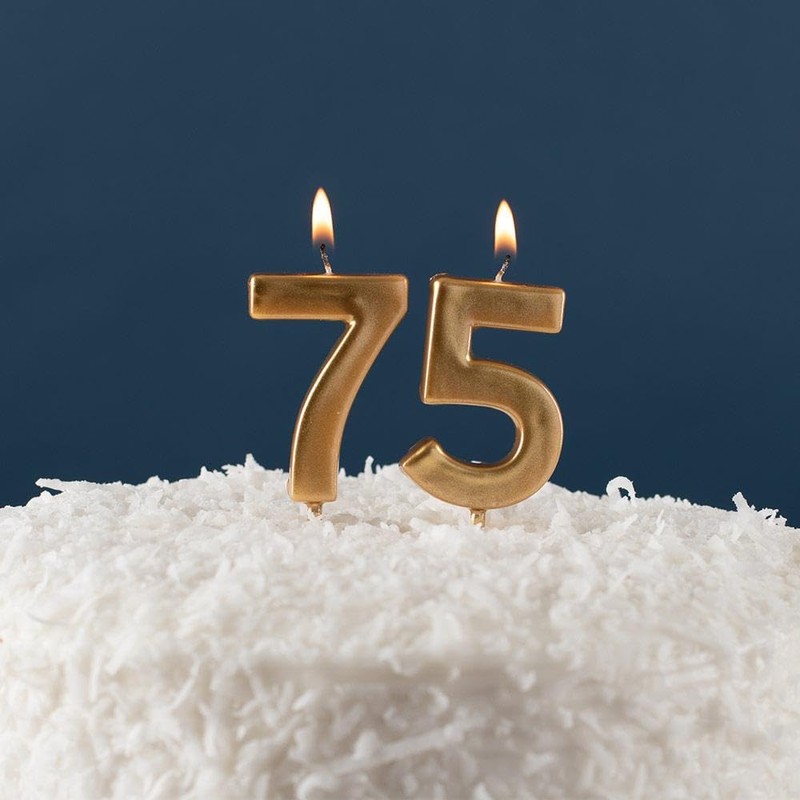 Caspari Number Birthday Candle 3-1 Per Package