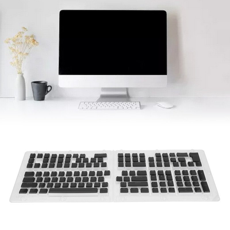 Keyboard Keycaps 129 Keys Pudding Transparent OEM Height PBT Two