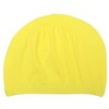 Light Yellow Easy Fit Unisex Adult Swimming Cap Hat Mens