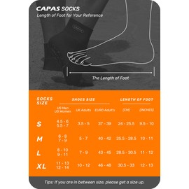 CAPAS 2mm Neoprene Waterproof Socks, Beach Volleyball Sand Proof Socks, Wetsuit Snorkel Socks Keep Warm for Men Women